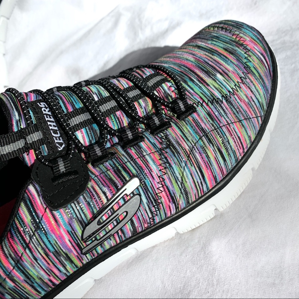 Mutli- rainbow colored size 8 Women’s Skechers Shoes